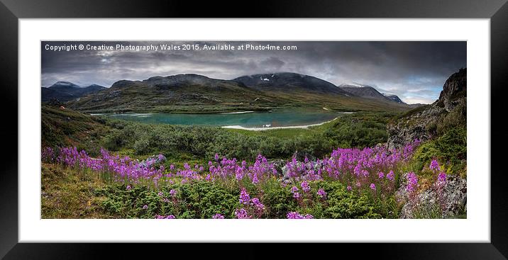 Landscapes, Abisko National Park, Lapland Framed Mounted Print by Creative Photography Wales