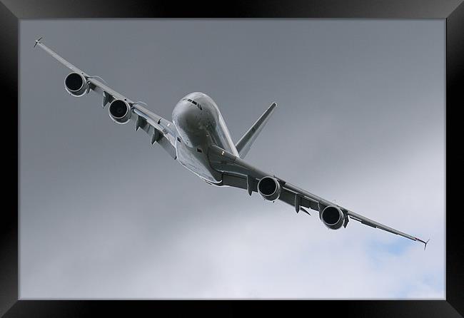 Airbus A380 Framed Print by Oxon Images