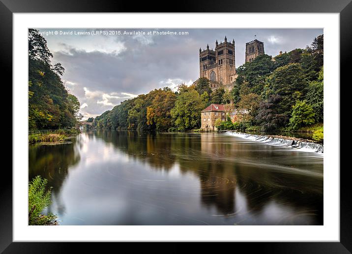 Durham Cathedral Framed Mounted Print by David Lewins (LRPS)