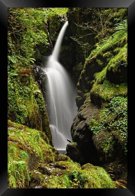  Aira Force Waterfall Framed Print by Karl Butler