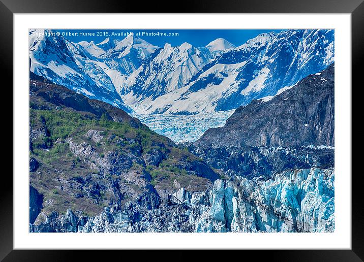  Alaskan Glaciers Framed Mounted Print by Gilbert Hurree