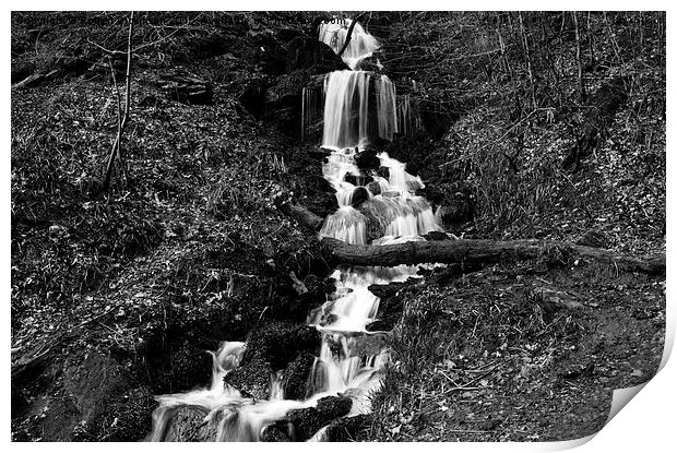  Hardcastle Crags B&W Print by Robert Dickinson