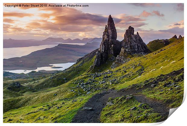  The Old Man of Storr Print by Peter Stuart