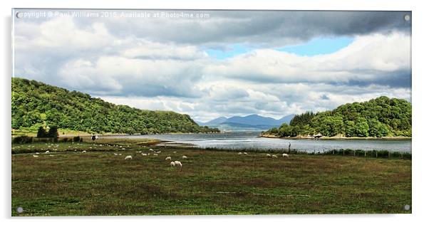  Loch Feochan Acrylic by Paul Williams