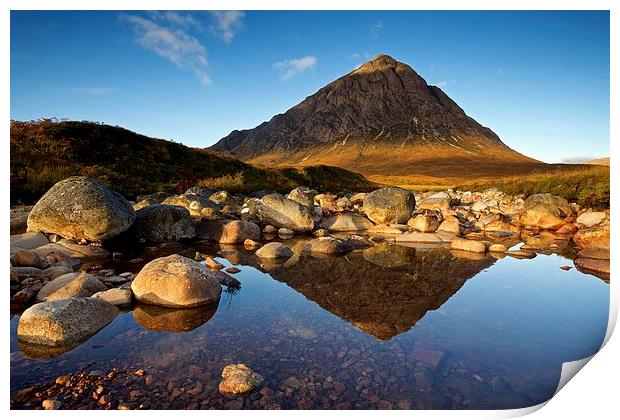 The coupall river glencoe Print by Stephen Taylor