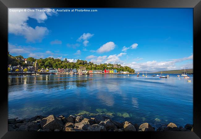  Colourful Tobermory 2 Framed Print by Chris Thaxter