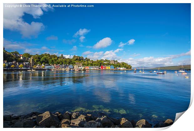  Colourful Tobermory 2 Print by Chris Thaxter