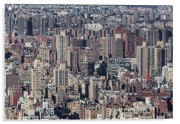 NEW YORK CITY 16 Acrylic by Tom Uhlenberg