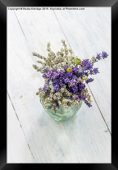 Lavender Framed Print by Beata Aldridge