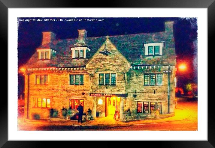  The Bankes Arms Framed Mounted Print by Mike Streeter