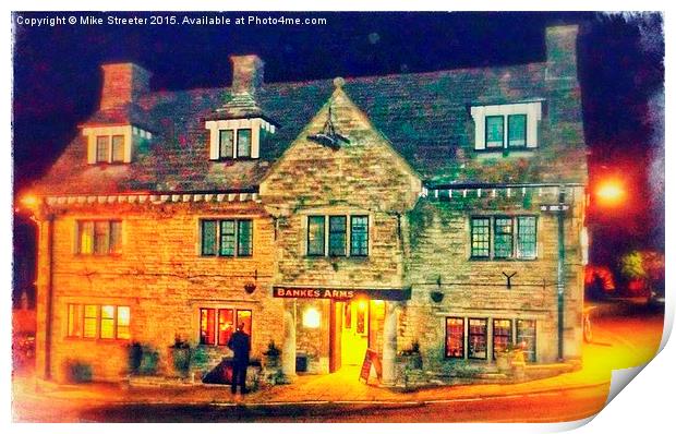  The Bankes Arms Print by Mike Streeter