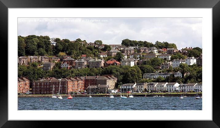  Gourock Framed Mounted Print by Paul Williams