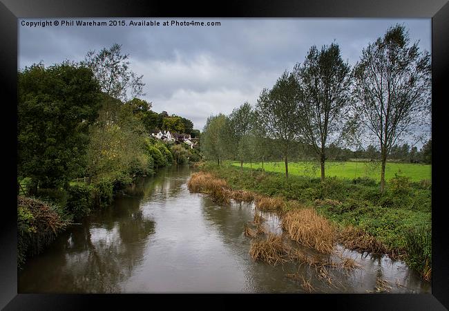  The Spetisbury Stour Framed Print by Phil Wareham
