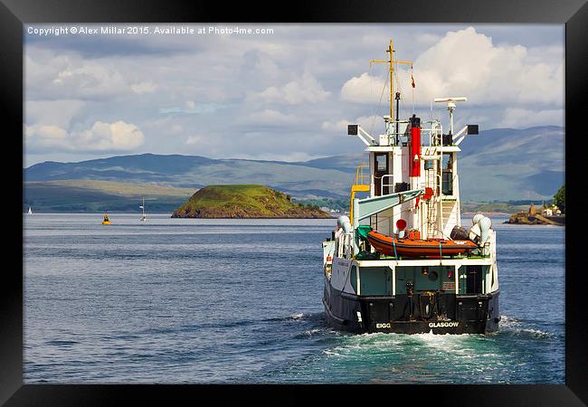  Leaving Oban Framed Print by Alex Millar