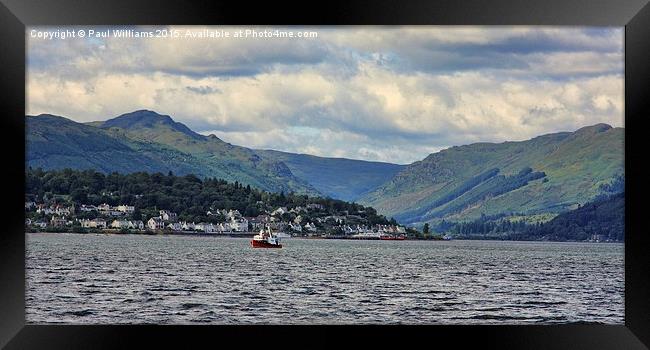  Hunters Quay Framed Print by Paul Williams