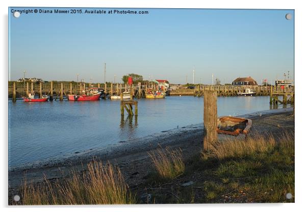  Rye Harbour  Acrylic by Diana Mower