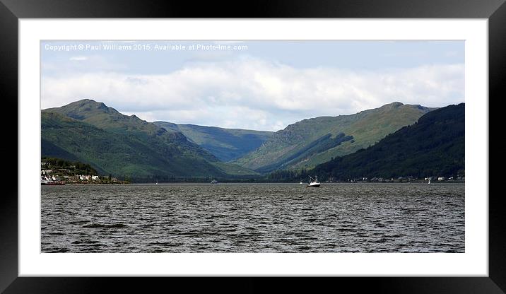  Holy Loch Framed Mounted Print by Paul Williams
