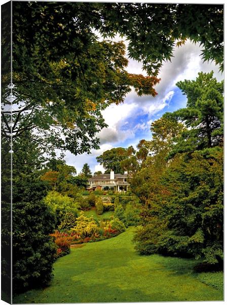 Marwood House Canvas Print by Mike Gorton