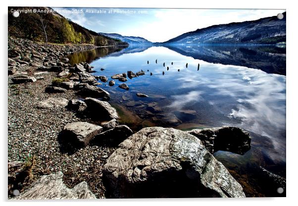  Loch Earn View Acrylic by Andy Anderson
