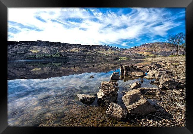  Loch Earn Scotland Framed Print by Andy Anderson