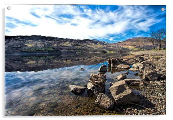  Loch Earn Scotland Acrylic by Andy Anderson