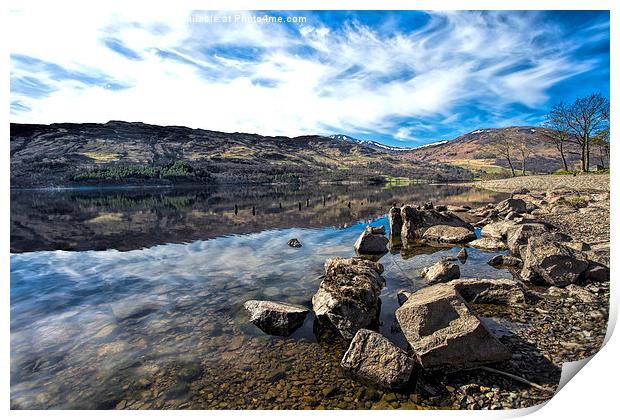  Loch Earn Scotland Print by Andy Anderson
