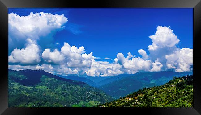  Landscape of Nepal Framed Print by Madhu Sigdel