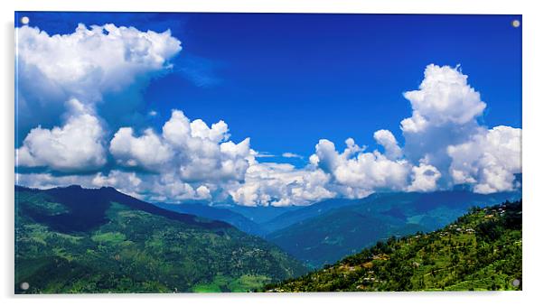  Landscape of Nepal Acrylic by Madhu Sigdel