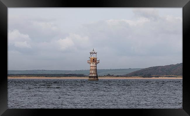  Whiteford lighthouse Framed Print by Leighton Collins