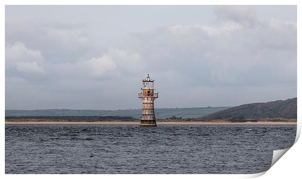  Whiteford lighthouse Print by Leighton Collins