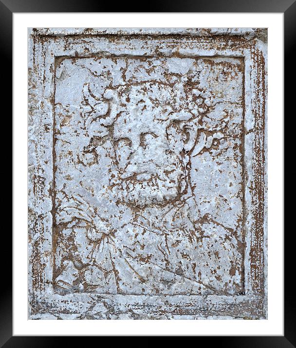 Antique Bacchus portrait Framed Mounted Print by Angelo DeVal