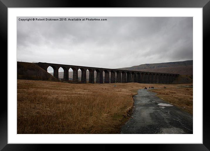  Ribbblehead Viaduct Framed Mounted Print by Robert Dickinson
