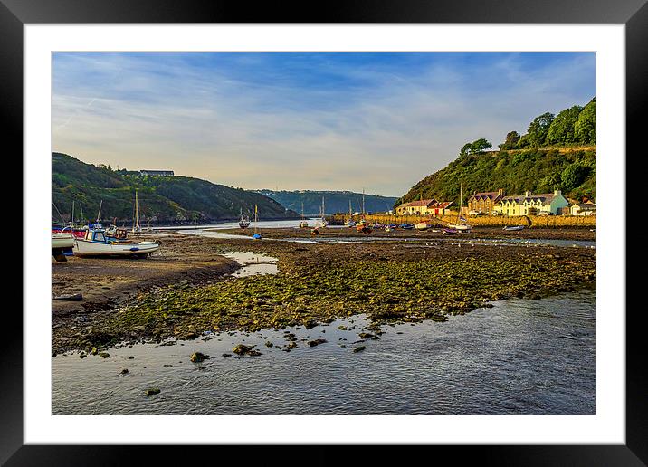 Lower Fishguard Harbour, Pembrokeshire, Wales, UK Framed Mounted Print by Mark Llewellyn