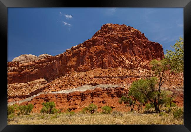 Capitol Reef Nationalpark Framed Print by Thomas Schaeffer