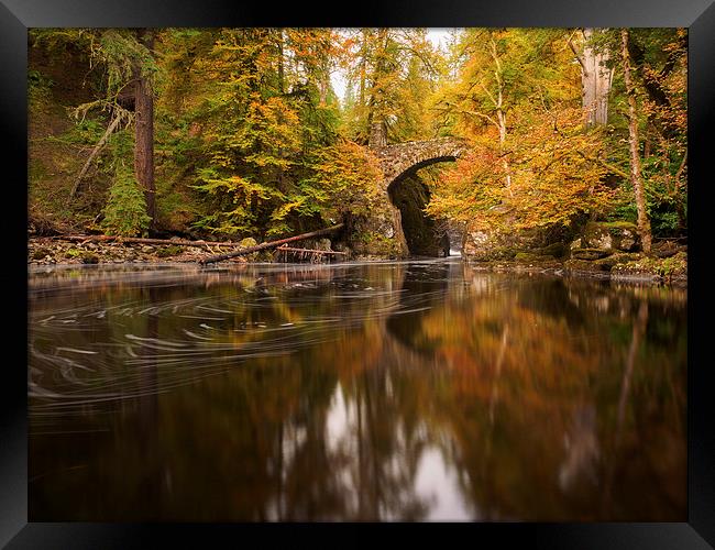 Serenity in Autumn Framed Print by Tommy Dickson