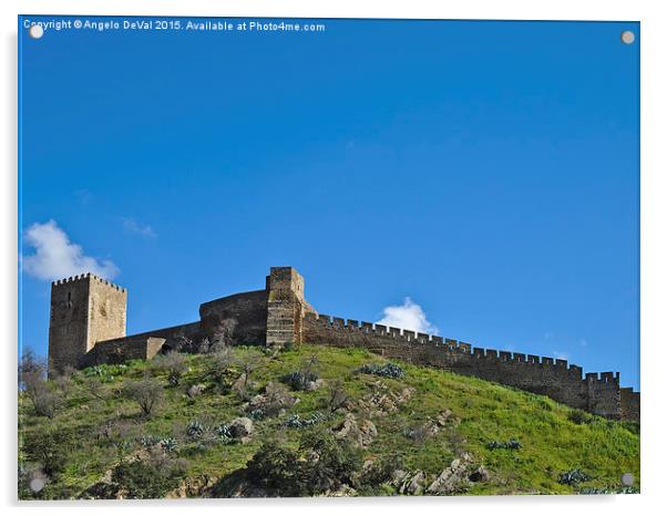 Timeless Fortress of Alentejo - Mertola Acrylic by Angelo DeVal