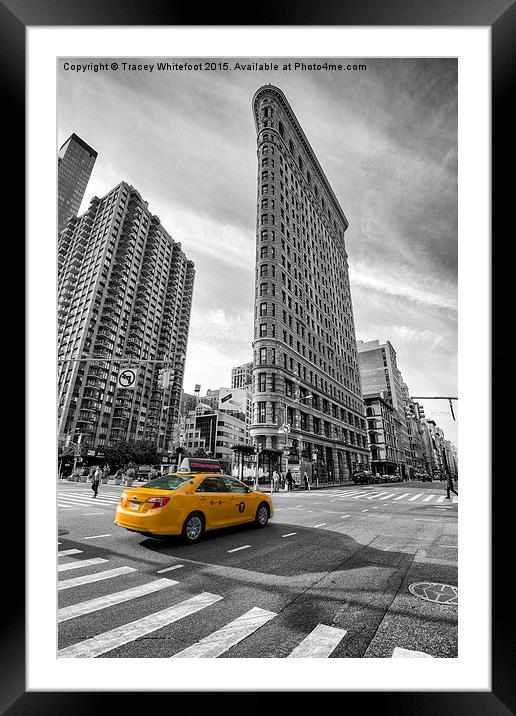 Flatiron  Framed Mounted Print by Tracey Whitefoot