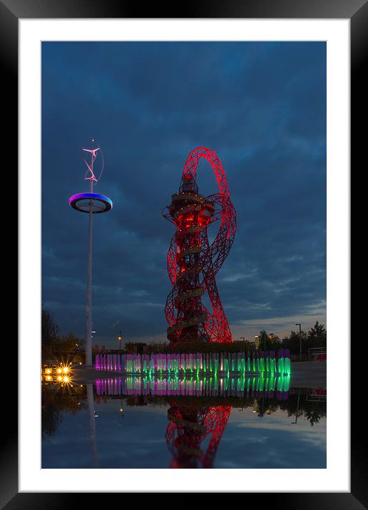 ArceorMittal Orbit Olympic Park Framed Mounted Print by David French