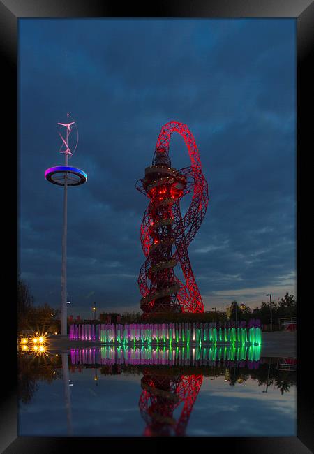 ArceorMittal Orbit Olympic Park Framed Print by David French