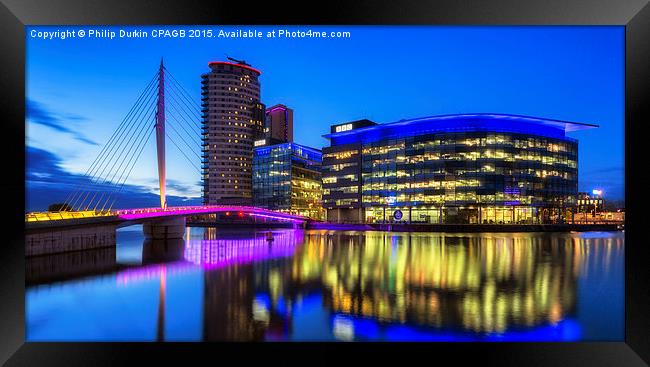 BBC Media City UK Framed Print by Phil Durkin DPAGB BPE4