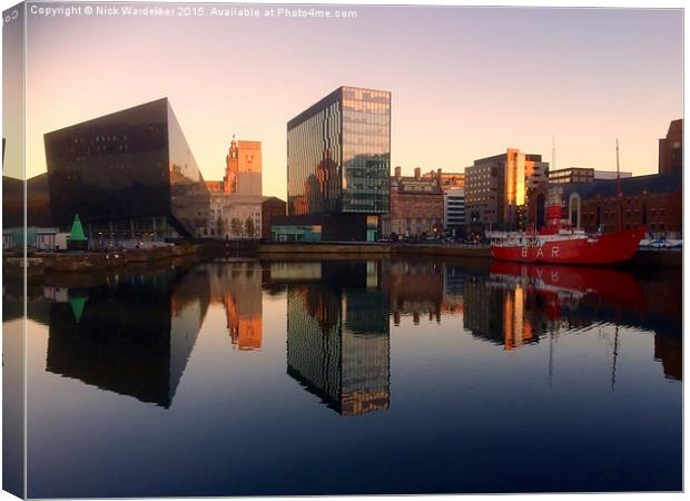  Canning Dock Liverpool Canvas Print by Nick Wardekker