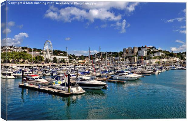 Torquay Harbour Canvas Print by Mark Bunning