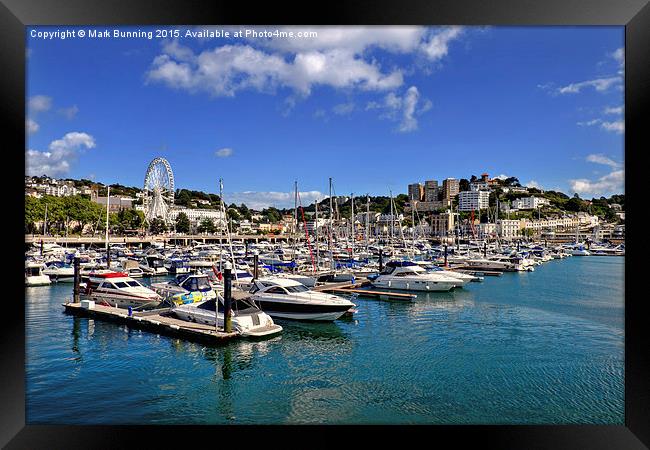 Torquay Harbour Framed Print by Mark Bunning