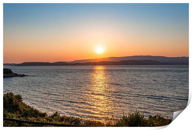 Sunset in beautiful Kefalonia  Print by Naylor's Photography