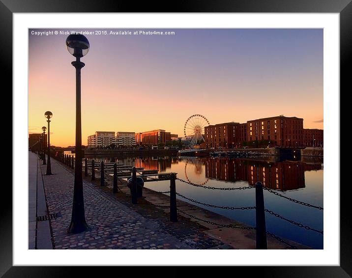  Sunrise Reflections Framed Mounted Print by Nick Wardekker