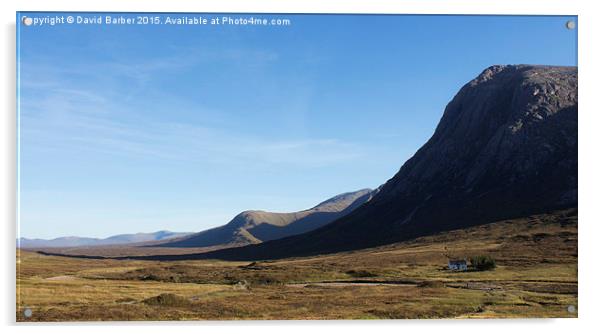  Glencoe,highlands shadow Acrylic by David Barber