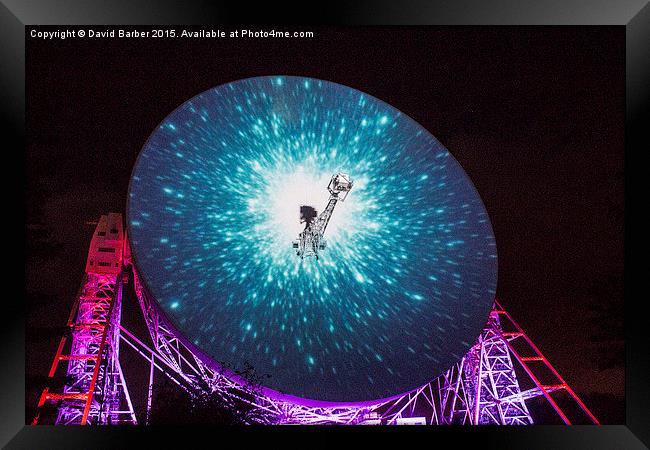  Jodrell Bank,Cheshire Framed Print by David Barber