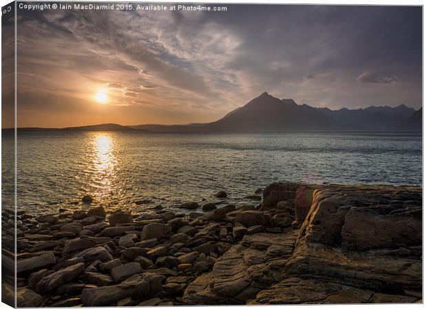 Prelude to Sunset Canvas Print by Iain MacDiarmid