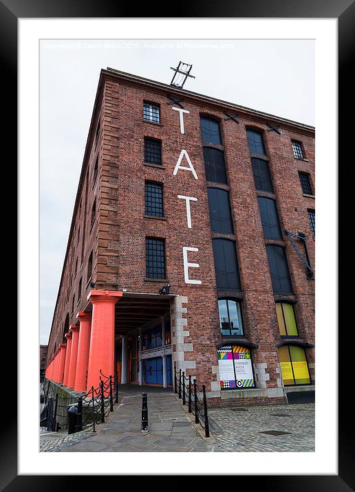 Tate Liverpool (portrait) Framed Mounted Print by Jason Wells