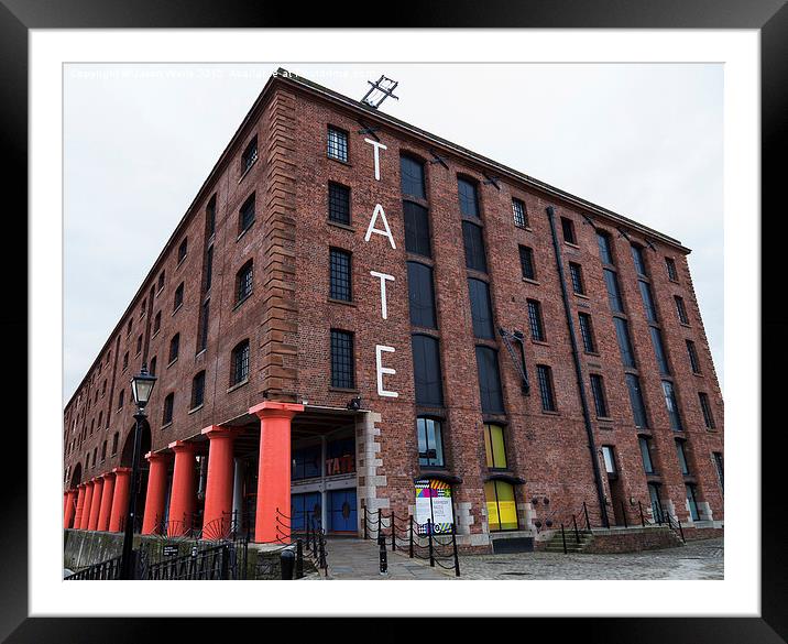 Tate Liverpool Framed Mounted Print by Jason Wells